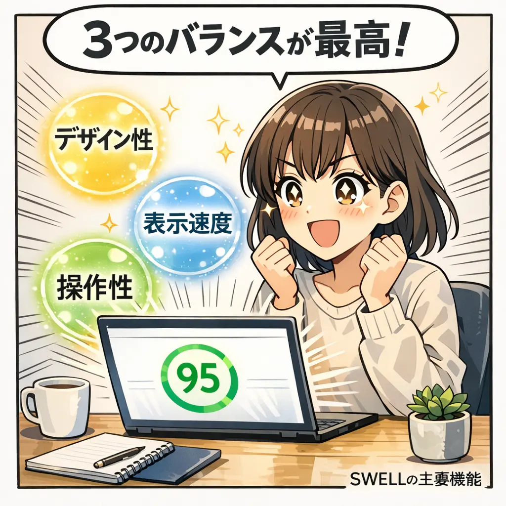SWELLテーマの主要機能と特徴 - wordpress swell
