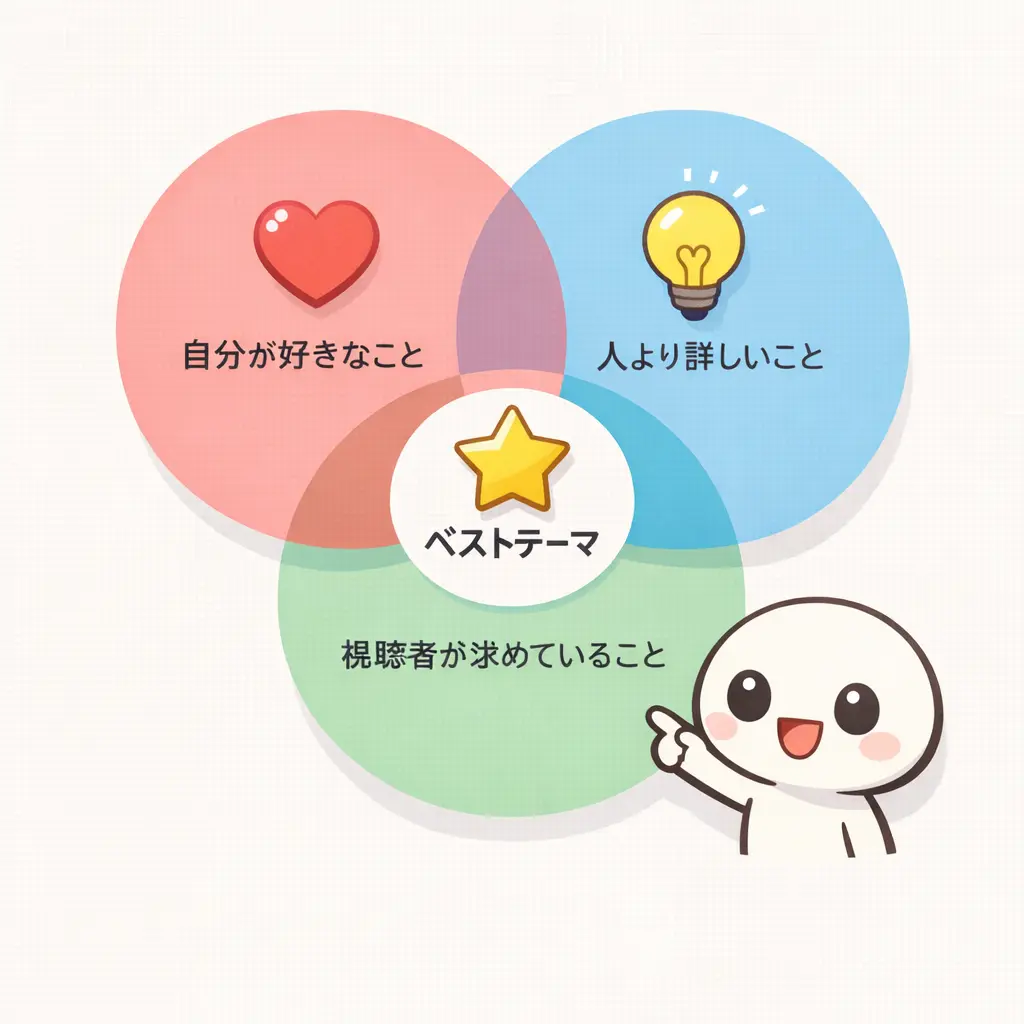 ユーチューブを始める前に決めておくべき3つのこと - ユーチューブ始め方
