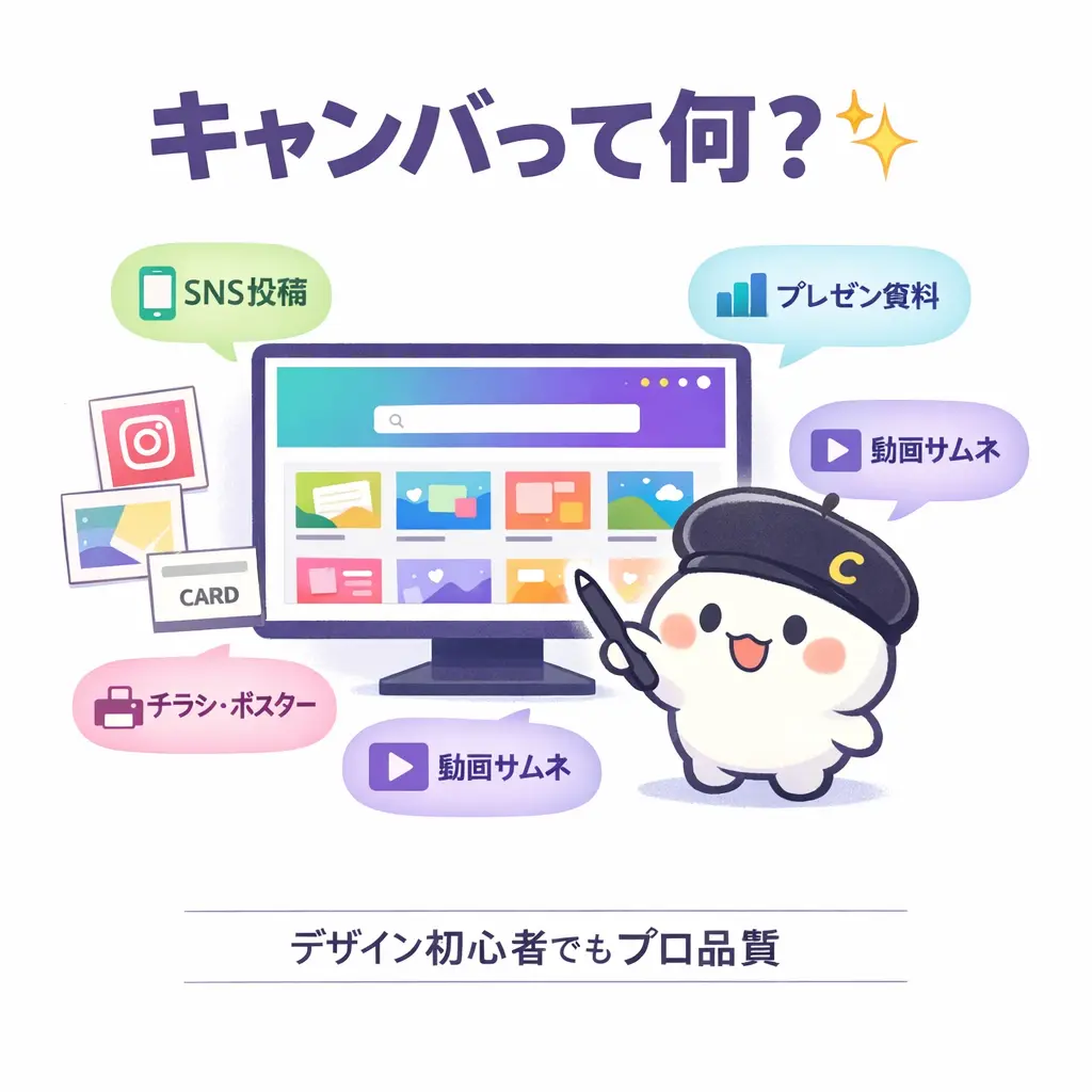 Canva（キャンバ）とは何かを簡単に理解する - キャンバ使い方