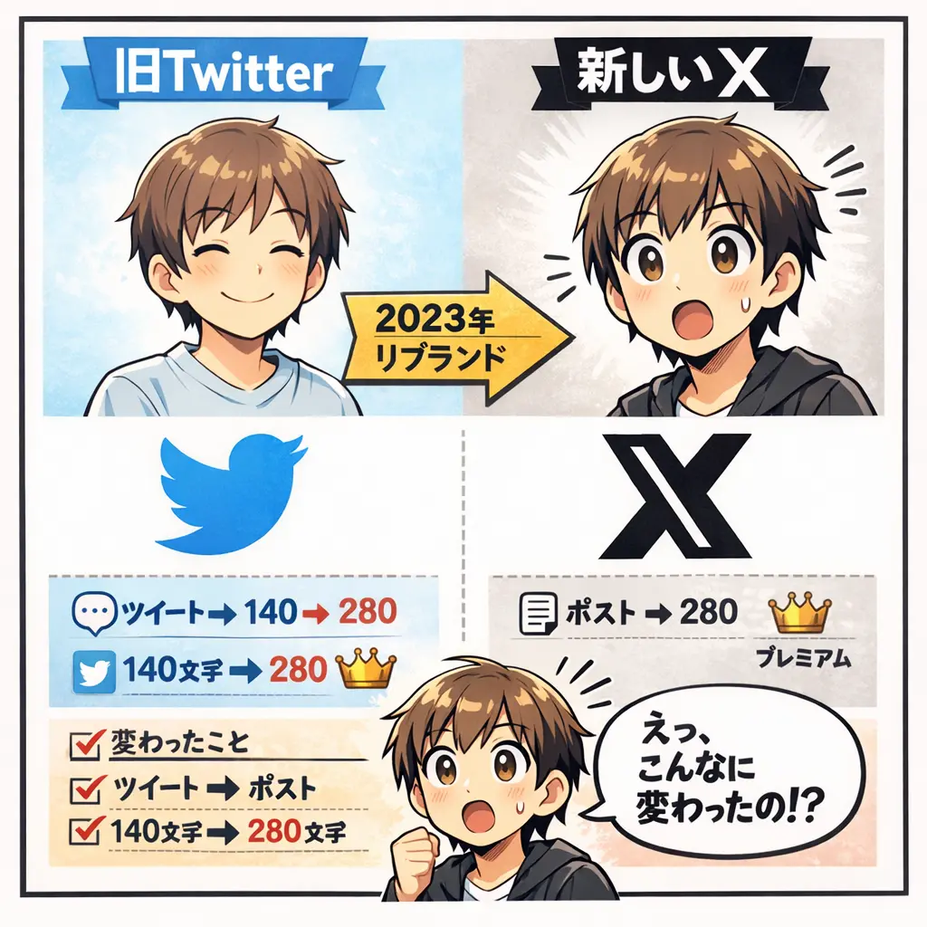 Xとは何か？旧Twitterから変わったポイント - x 使い方